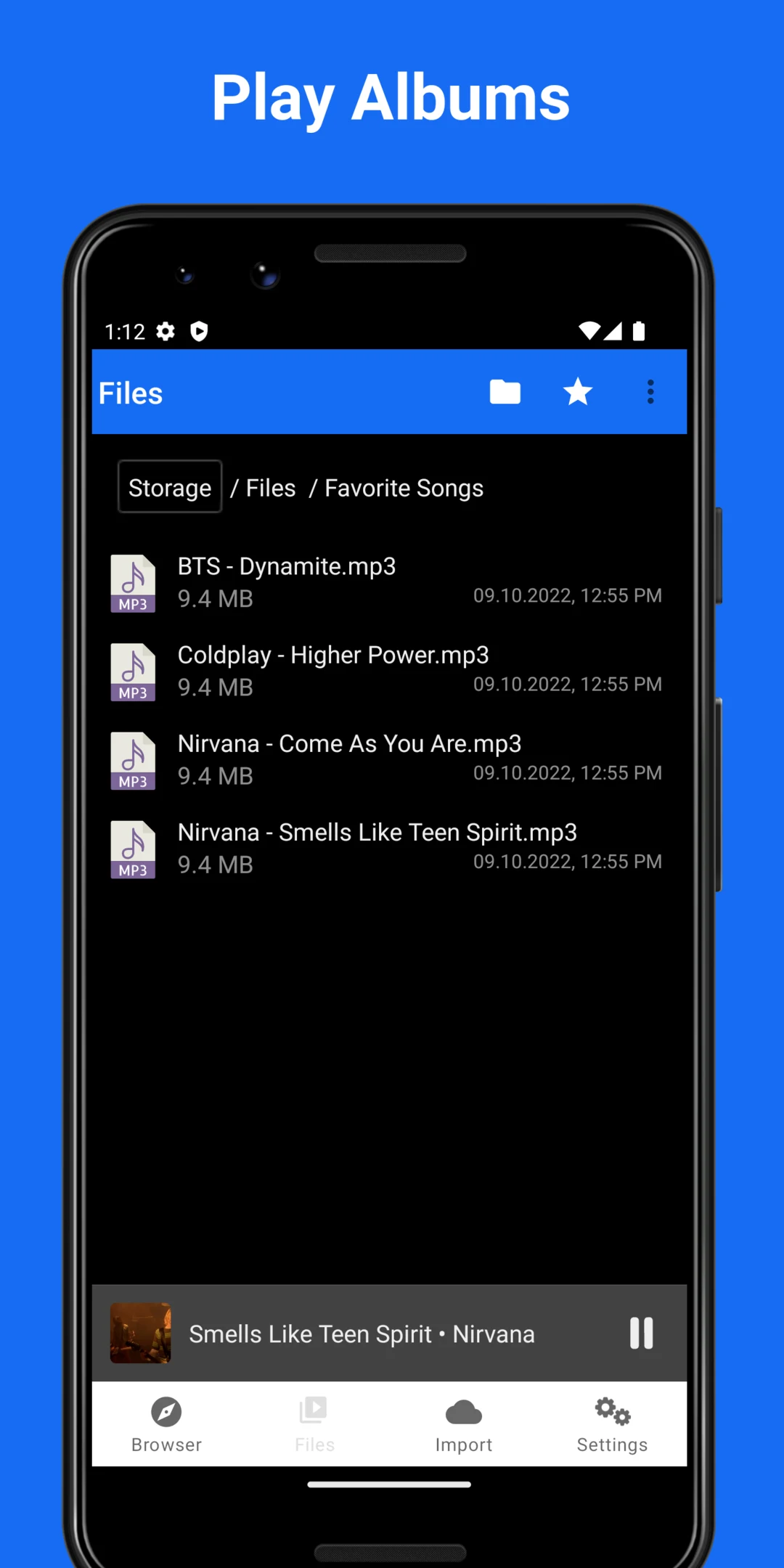 OfflineFiles - Browser & Media screenshot
